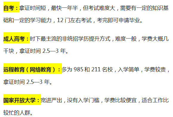 学历差距太大？这4种方法能挽救高考失利